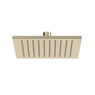 Herzbach LIVING SPA Slim-Regenbrause 200x200mm Brass Steel, 11.600200.2.41 11.600200.2.41