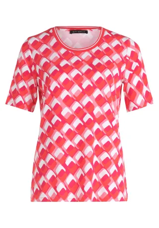 Betty Barclay - Basic Shirt rot/weiß - Gr. - 36