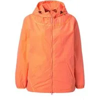 Ulla Popken Funktionsjacke Windbreaker-Jacke wasserabweisend Kapuze