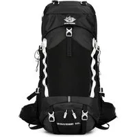 Maity Wanderrucksack 60L Ultraleichter Wasserdichter ergonomisch Trekkingrucksack (mit Regenhülle, mit Hüftgurt und Bauchtasche), Multifunktions Reisetasche für Klettern Camping Urlaub