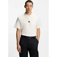 HUGO Poloshirt Deabono_D Polokragen, reine Baumwolle, Regular Fit