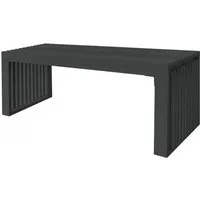 HOME DELUXE Sitzbank aus Holz LORA - 110 x 40 x 42 cm, Kiefernholz, Lamellen, Flurbank, Bettbank, Garderobenbank
