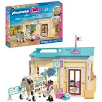 Playmobil® Tierarztpraxis (72128), I Love Horses Konstruktions-Spielset, (119 St), Made in Europe