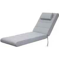 Hobbygarden Polsterauflage Liegenauflage 204x60x10 cm „Malaga“ – extra dicke Gartenliege Auflage, wasserdicht wendbar, für Sonnenliege & Deckchair Made in EU