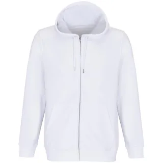 SOLS - "Calipso" Hoodie mit durchgehendem Reißverschluss für Herren/Damen Unisex (Weiß)