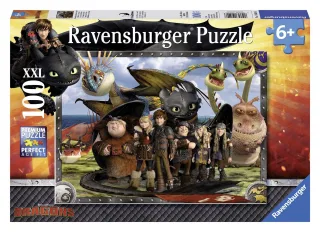 Ravensburger Puzzle 10549 - Ohnezahn und seine Freunde [100 Teile]