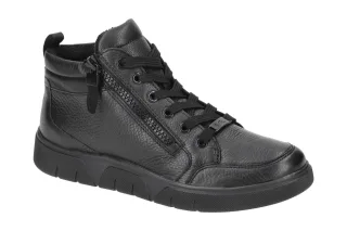 ara 12-24453 15 ROM-SPORT-ST Damen Halbschuhe Schwarz - Bequeme Schn?rsneaker