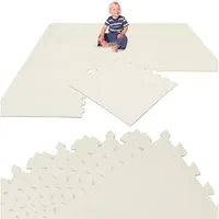 LittleTom Puzzlematte für Kinder 8 Teile Spielmatte 50 x 50cm Krabbelmatte fürs Kinderzimmer, (8-tlg), EVA-Schaum Spielunterlage - Puzzle Teppich - Bodenmatte Spielteppich