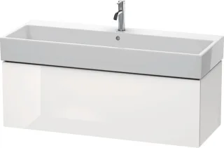 Duravit L-Cube Waschtischunterbau wandhängend Weiß Hochglanz 1184x459x394 mm - LC617908585 LC617908585