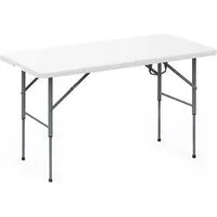 Kubus Campingtisch Klapptisch Haruto für Innen- und Außenbereiche, 60 cm (Tiefe) x 120 cm (Breite) x 75 cm (Höhe)