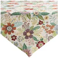 Erwin Müller Mitteldecke Mitteldecke "Blumen", Jacquard Blumen