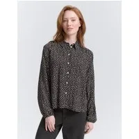TOM TAILOR Denim Langarmbluse Blusen & Shirts Hemdbluse mit Muster
