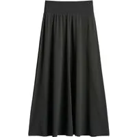 someday A-Linien-Rock schwarz,Casual,Viskose,Unifarben,Tailliert