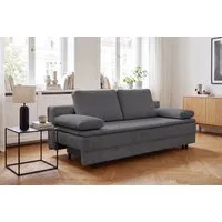 OTTO home Schlafsofa JANNIKO Cord, Breite: 193 cm, Liegefläche 124x193 cm, softer Cord, mit Bettfunktion & Bettkasten, Matten-Polsterung
