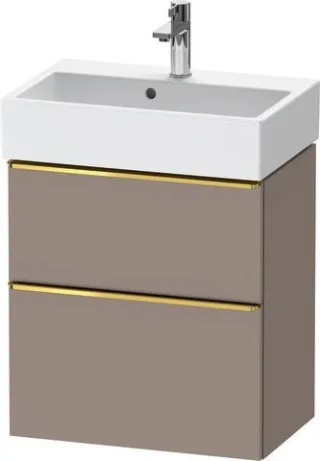 Duravit D-Neo Waschtischunterbau wandhängend Basalt Matt 584x372x625 mm - DE4329034430000 DE4329034430000