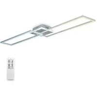 B.K.Licht LED Deckenleuchte BK_FR1439 LED-Deckenlampe, 40 Watt, Schwenkbar, Dimmbar, CCT, CCT - über Fernbedienung, LED fest integriert, warmweiß - kaltweiß, Farbtemperatur wählbar, Timer, Nachtlichtfunktion, Fernbedienung