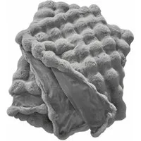 Mirabeau Tagesdecke Plaid Zalina grau