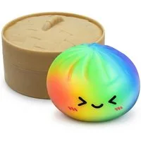FELIXLEO Jumboball Dumpling Squishy Bao Design Stressabbau Spielzeug leuchtend Bälle
