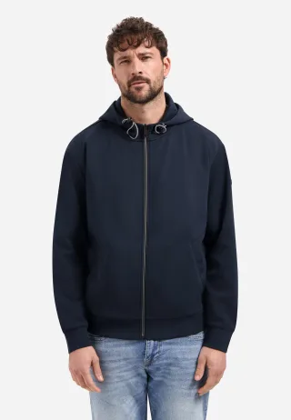 No Excess - Sweater Full Zipper Hooded Interlock night - Gr. - L