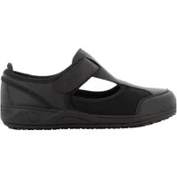 Safety Jogger Arbeitsschuhe Damen CAMILLE Bequemer Schuh aus Lycra - O1, ESD, SRC Sicherheitsschuh Rutschfest - Leicht - Bequem - Vegan - Pflege, Küche oder Innenbereich