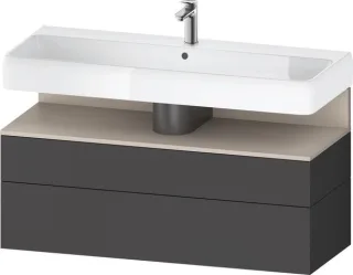 Duravit Qatego Waschtischunterbau wandhängend Graphit Matt 1190x470x590 mm - QA4396091490000 QA4396091490000