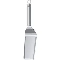RÖSLE Grillspachtel Plancha, 25430, mit abgerundeten Ecken zum Wenden von Grillgut, Edelstahl 18/10