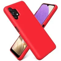 CoolGadget Handyhülle Silikon Case für das Samsung Galaxy A13 4G Slim TPU Cover 6,6 Zoll, Weiche Schutz Hülle mit Innen Fleece aus Stoff Handy Tasche