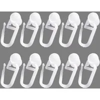 Good Life Gardinenröllchen Uniti, U-Schienen, (Packung, 10-St), für U-Schienen
