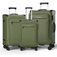 Verage Weichgepäck-Trolley Toledo Weichschalenkoffer Reisekoffer, 4 Rollen, TSA-Schloss, 4 Rollen Trolley Volumenerweiterung bei S/M/L/Sets