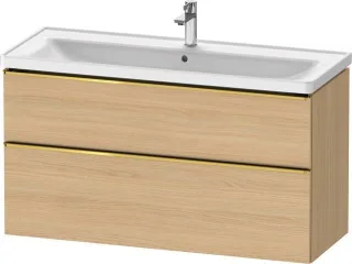 Duravit D-Neo Waschtischunterbau wandhängend Natur Eiche Matt 1184x452x625 mm - DE4391034300000 DE4391034300000