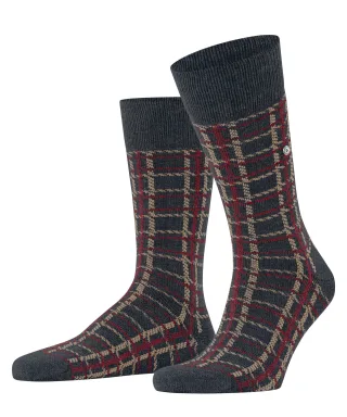 Burlington - Burlington Grid Herren navy mel. - Gr. - 43