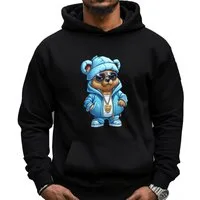 Banco Hoodie Herren Kapuzenpullover Hoodie Pullover Basic Kapuze Streetwear mit Kangurutasche