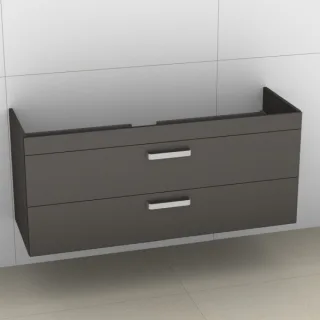 Artiqua 414 Waschtischunterschrank für Sentique 5142E0 Stahlgrau Metallic, 414-WU2L-V20-7141-88 414-WU2L-V20-7141-88