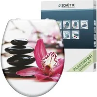 Schütte WC-Sitz Wellness, Duroplast, mit Absenkautomatik und Schnellverschluss