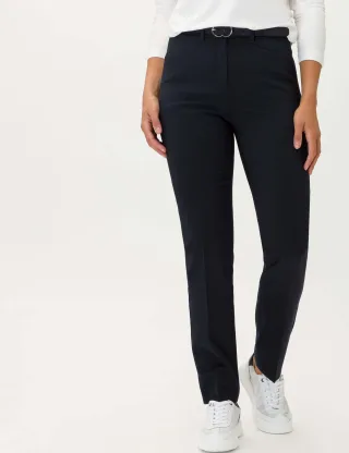 Raphaela by Brax Damen Cityhose Style PAULINE NAVY, perma blau, Gr. 40