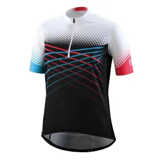 Bicycle Line - "Edera MTB" Radfahr-Trikot für Damen (Schwarz/Fuchsie)