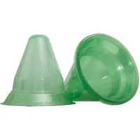 Windhager Pflanzenschutzdach für Pflanzen, Schutz vor Schädlingen und Frost, 10 Stk., Packung, Anzuchtglocke wiederverwendbar, Pflanzenhut Ø 24 cm, grün