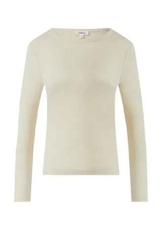 s.Oliver - T-Shirt beige - Gr. - 46