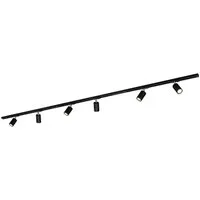 Briloner Leuchten Schienensystem-Sets RAIL, ohne Leuchtmittel, Schienensystem Rail 2,25 m Schwarz max.9W Decke Wohnzimmer Büro Küche