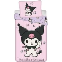 Hello Kitty Bettwäsche Set aus Baumwolle Bettdeckenbezug 140 × 200 cm + 70 × 90 cm, 2 teilig