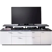 Home affaire TV-Board Messina (1 St), TV-Lowboard mit Türen, Schubladen & Fächern - (B/T/H) 180/47/66 cm