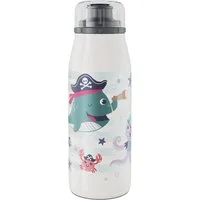Alfi Isolierflasche KIDS ISO BOTTLE, Edelstahlkörper, spülmaschinenfest, 12h heiß & 24h kalt, Trinköffnung mit konsistentem Trinkfluss