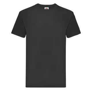 Fruit of the Loom - "Super Premium" T-Shirt für Herren/Damen Unisex (Schwarz)