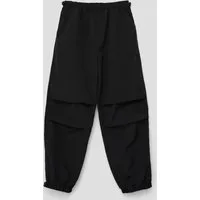 s.Oliver Chinos Hose Parachute-Hose mit Elastikbund