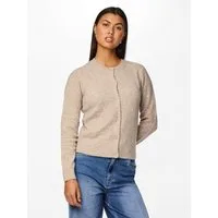 pieces Strickjacke PCMALOU LS KNIT CARDIGAN NOOS BC Materialmix, slim fit
