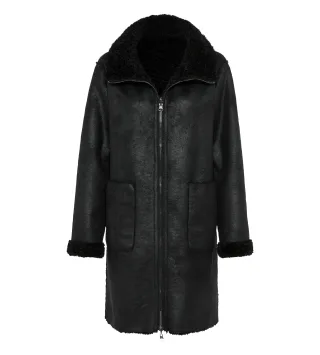Fuchs Schmitt - Kurzmantel black - Gr. - 40