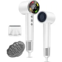 AOMIAO Haartrockner Ionen-Technologie, Föhn mit Diffusor und Konzentrator Düse, 1600 W, Ionenpflege Anti-Frizz, leise & schnelle Trocknung, reisefreundlich