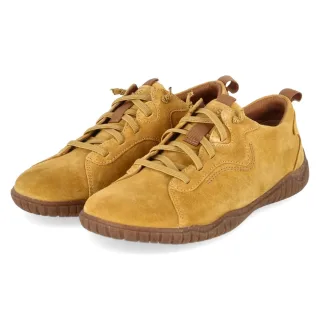 Josef Seibel Halbschuhe - Gr. 37 - Gelb - Rauleder