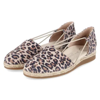 Paul Green Espadrille-Ballerinas  Beige - Gr. 36 -  Echt Leder