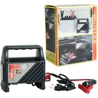 UNITEC Werkzeugwagen Batterie-Ladegerät 12V 6A Anzeige, Auto Kfz PKW Boot Camper Batterie-Lader Akku
